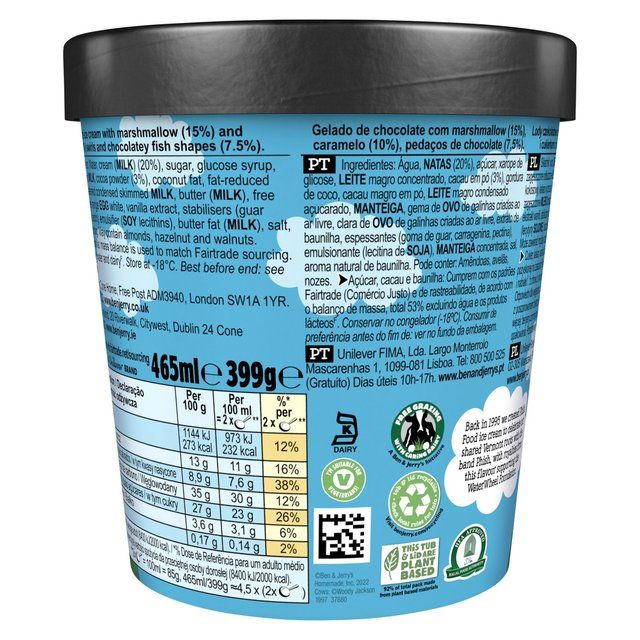 Ben & Jerry's Phish Food Chocolate & Marshmallow Ice Cream Tub   465ml - McGrocer