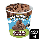 Ben & Jerry's Sundae Choco Lotta Cheesecake Chocolate Ice Cream Tub 427ml - McGrocer