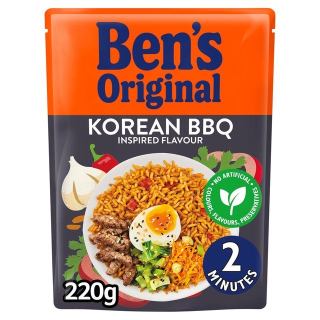 Ben's Original Korean BBQ Microwave Rice   220g - McGrocer