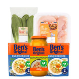 Ben's Original Lemon Chicken with Egg Fried Rice Meal Bundle For 4 - McGrocer
