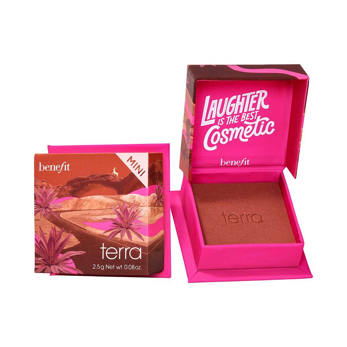 Benefit Mini Terra Golden Brick-Red Blush 2.5g - McGrocer