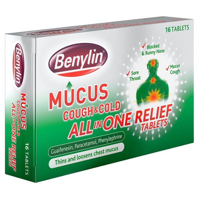 Benylin Mucus All in One Relief Tablets   16 per pack - McGrocer