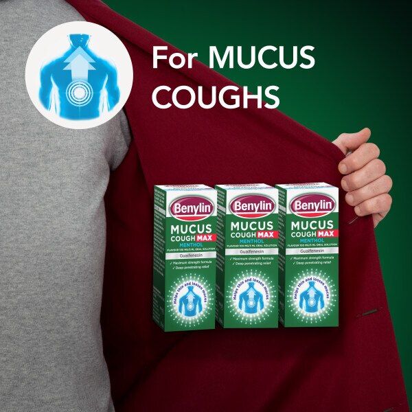 Benylin Mucus Cough Max Menthol Syrup 150ml - McGrocer
