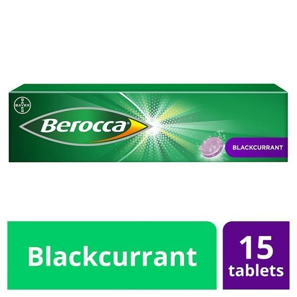 Berocca Blackcurrant Sugar Free Effervescent 15 Tablets - McGrocer
