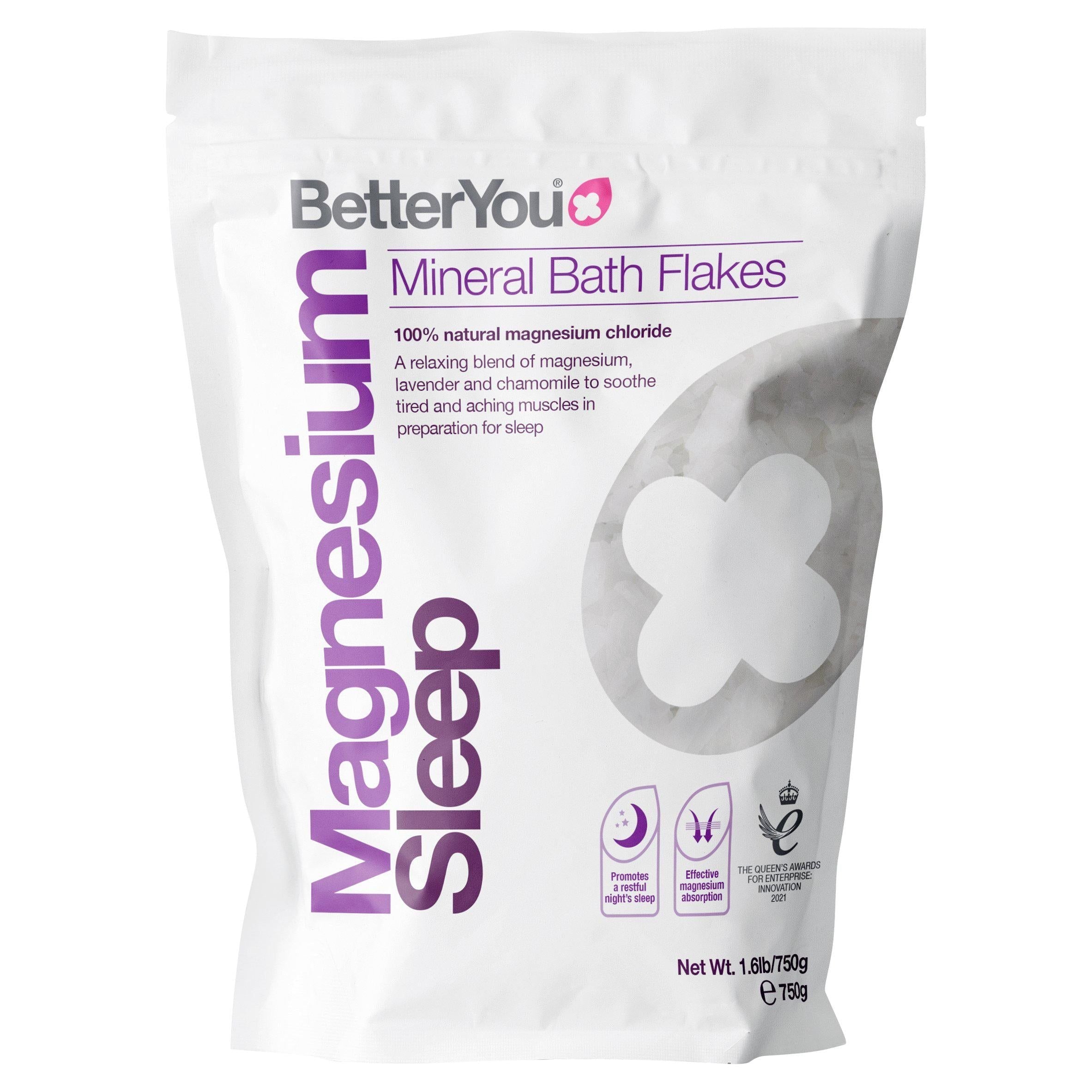 Betteryou Magnesium Sleep Mineral Bath Flakes 750g - McGrocer