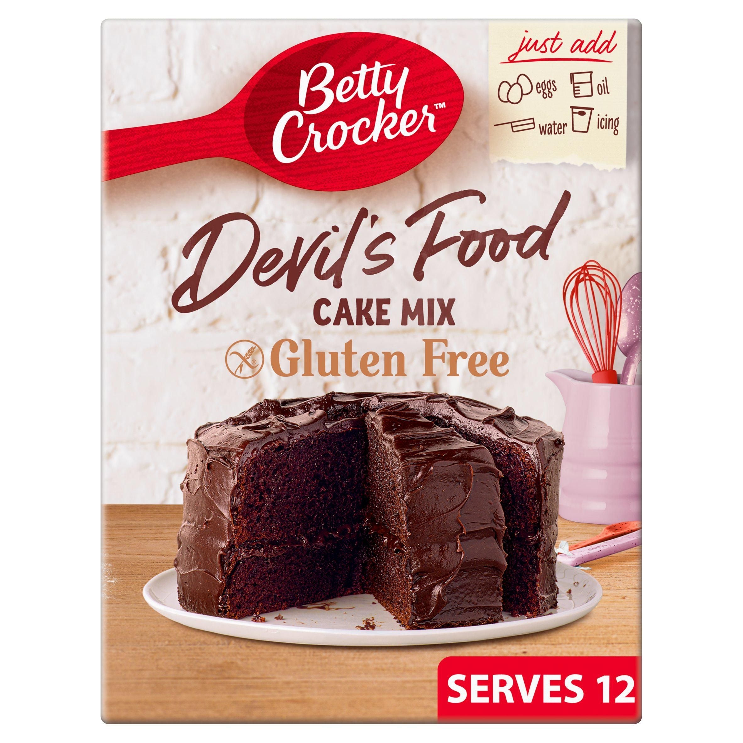 Betty Crocker Gluten Free Devil's Food Chocolate Cake Mix 425g - McGrocer