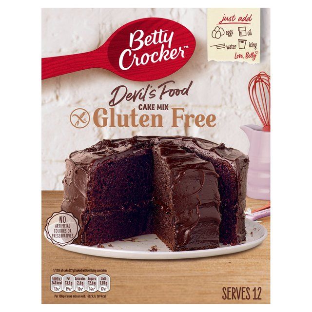 Betty Crocker Gluten Free Devil's Food Chocolate Cake Mix   425g - McGrocer