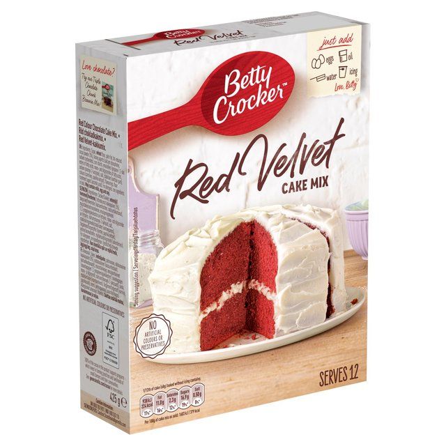 Betty Crocker Red Velvet Chocolate Cake Mix   450g - McGrocer