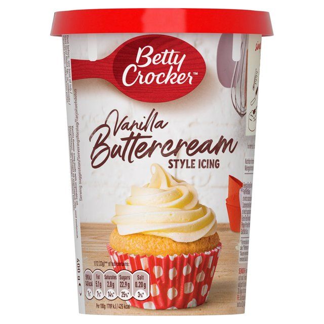 Betty Crocker Vanilla Buttercream Style Icing   400g - McGrocer