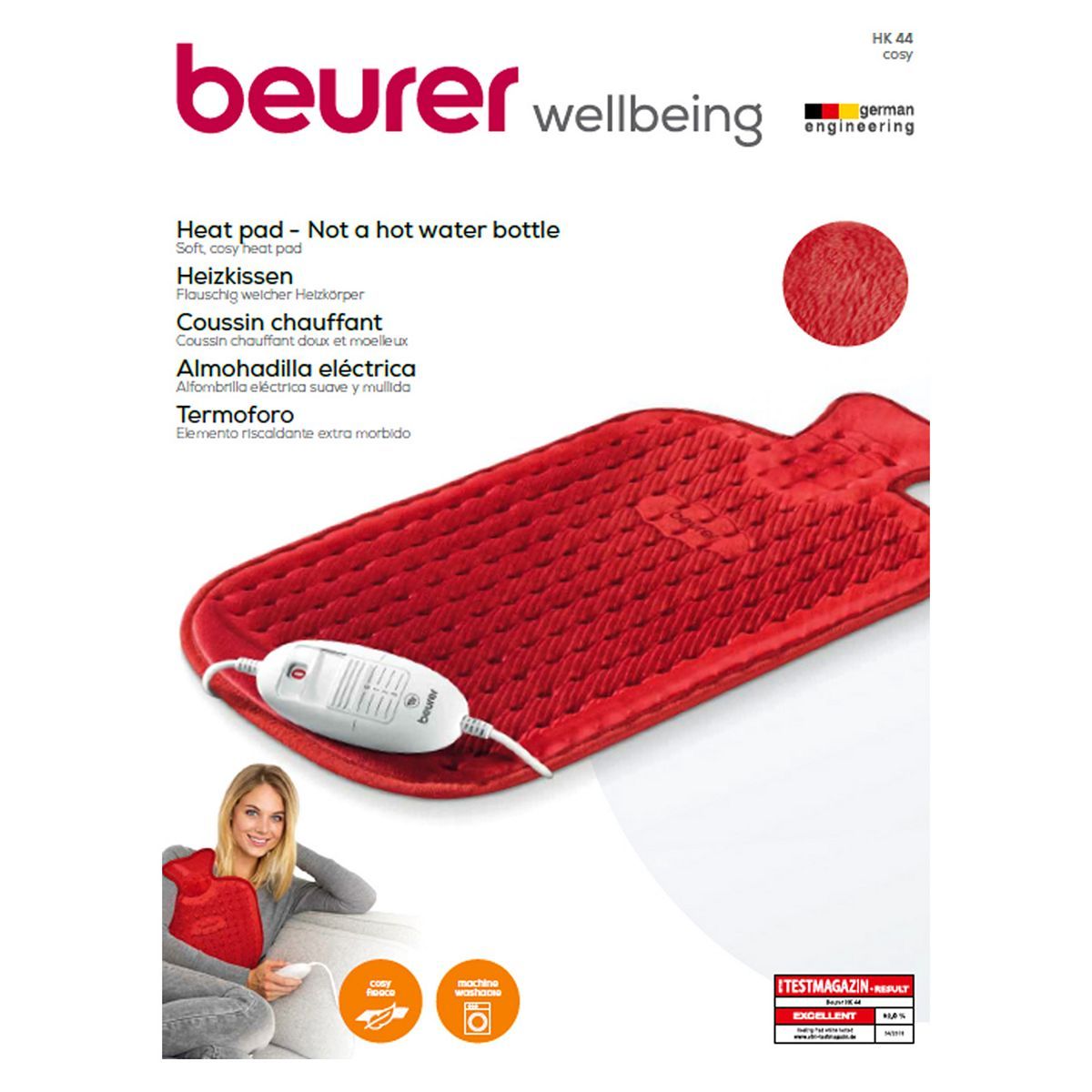 Beurer HK44 Soft Cosy Heat Pad - McGrocer