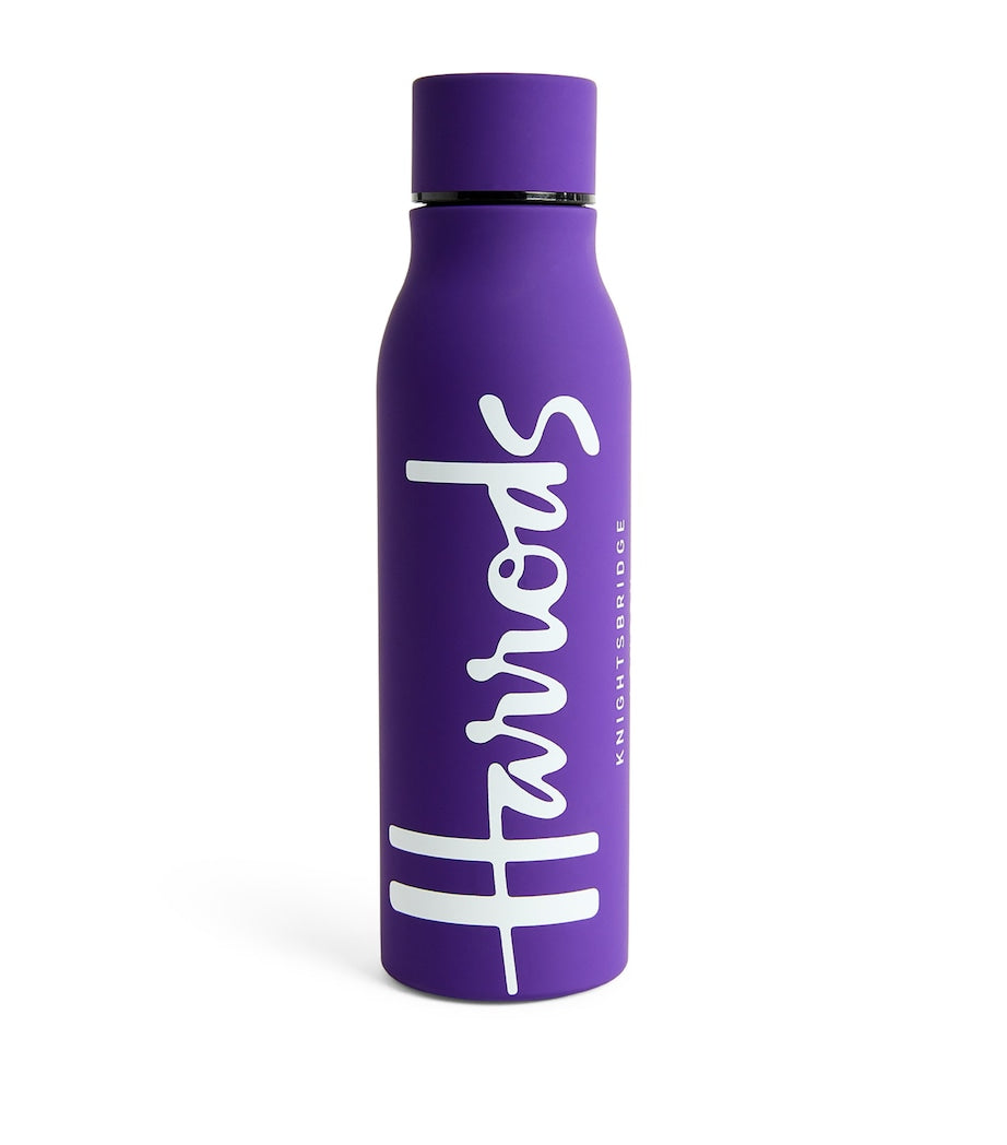 Slender Metal Water Bottle with Non-Slip Sleeve 23cm