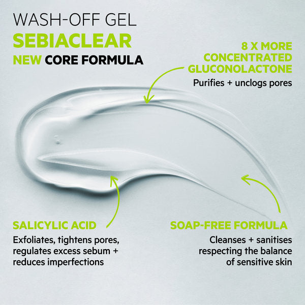 SVR SebiaClear Foaming Face Wash 400ml (British brand)