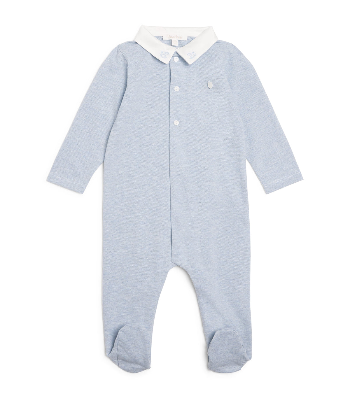 Patachou cotton collar all-in-one for babies 1-24 months, imported from the UK