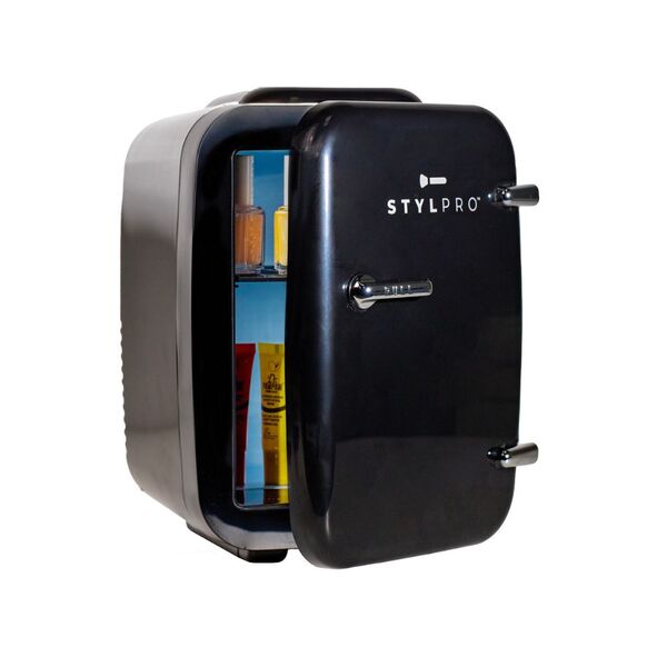 Stylpro Black Silver Beauty Fridge Appliance (British brand)