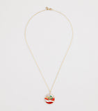 L'Atelier Nawbar Aurora yellow gold diamond malachite coral pearl necklace, UK version