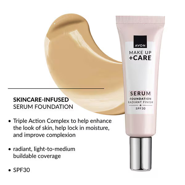 Avon Skin Perfecting Serum Foundation Nude 228g - British product