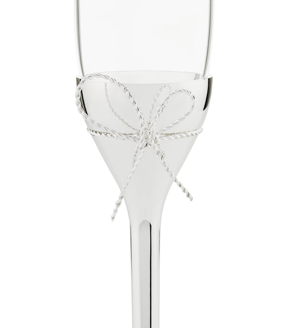 Wedgwood Love Knots Toasting Flutes Set of 2 (British brand)