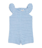 Chloé Kids cotton knitted logo playsuit 6-36 months - British product