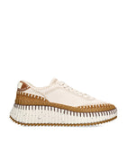 Lightweight Breathable Mesh Sneakers with Rubber Sole and Contrast Topstitching