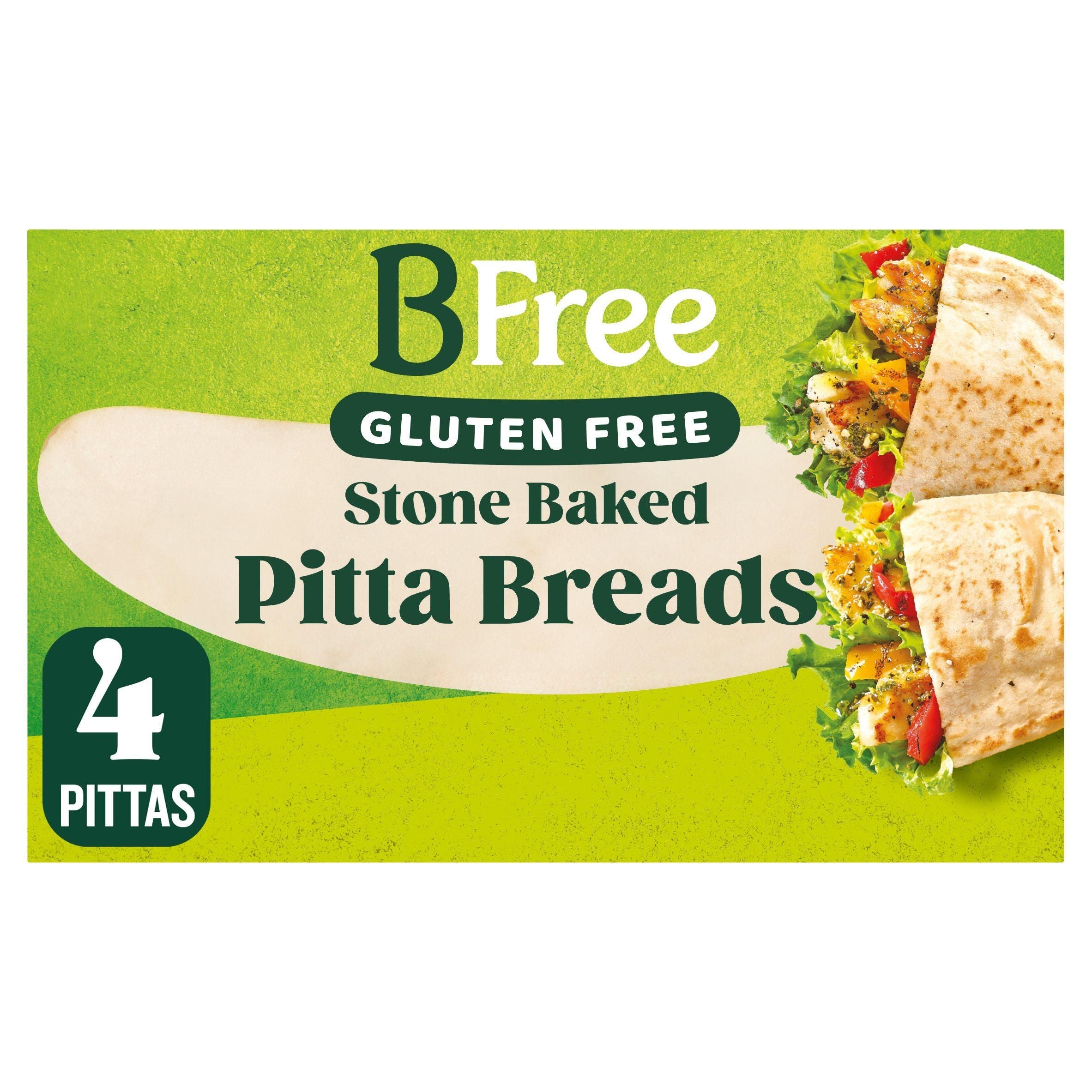 BFree Pitta Breads Stone Baked 4x55g (220g) - McGrocer