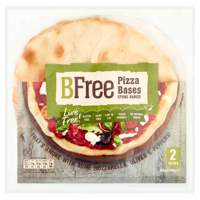BFree Stone Baked Pizza Bases   2 x 180g - McGrocer