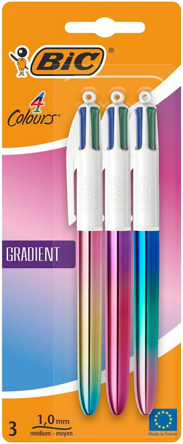 Bic 4C Gradient 3 Pack - McGrocer