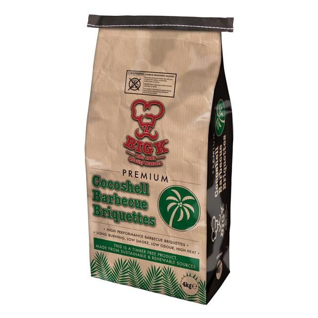 Big K Coconut Shell Briquettes   4kg - McGrocer