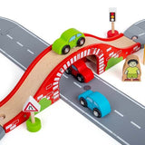 Bigjigs Rail 36 Piece Figure of Eight Roadway Set - McGrocer