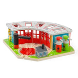 Bigjigs Rail 5 Way Engine Shed - McGrocer