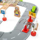 Bigjigs Rail City Road and Railway Set - McGrocer