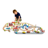 Bigjigs Rail City Road and Railway Set - McGrocer