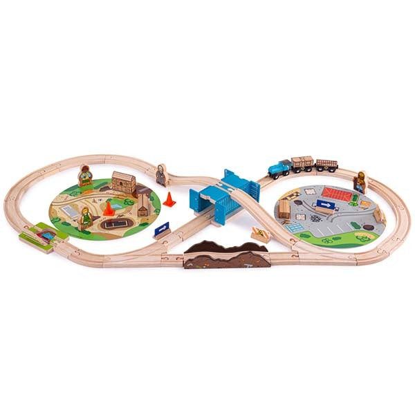 Bigjigs Rail Construction Train Set - McGrocer
