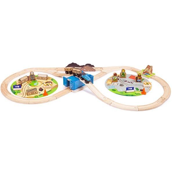 Bigjigs Rail Construction Train Set - McGrocer