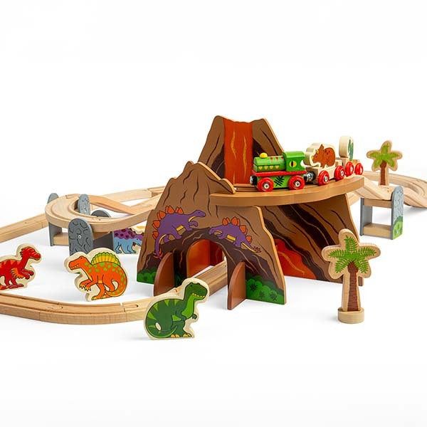 Bigjigs Rail Dinosaur Train Set - McGrocer