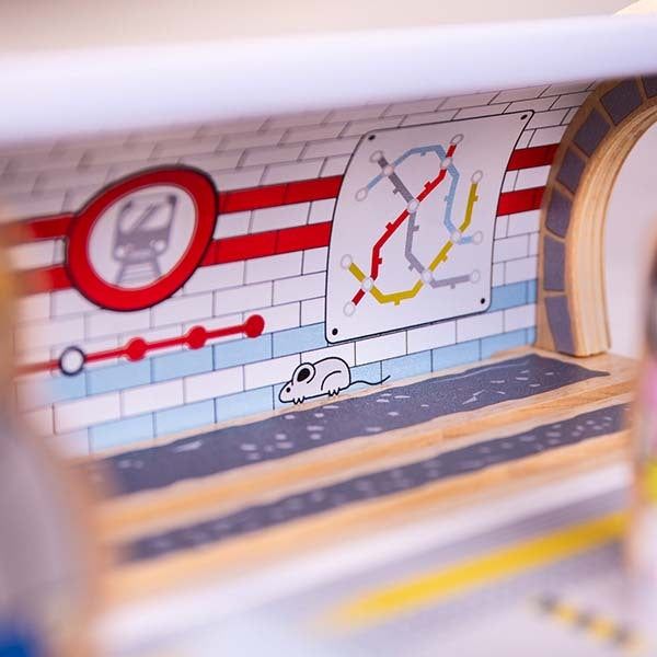 Bigjigs Rail Underground Station - McGrocer