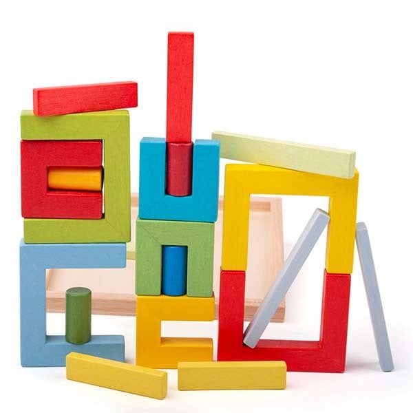 Bigjigs Toys Doorways, Cylinders and Planks - McGrocer