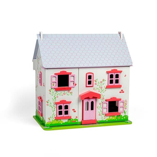 Bigjigs Toys Heritage Rose Cottage Dolls House - McGrocer
