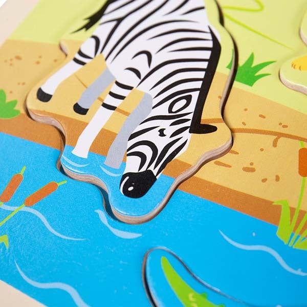 Bigjigs Toys Safari Sound Puzzle - McGrocer
