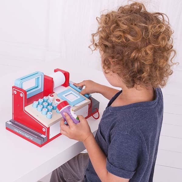 Bigjigs Toys Shop Till with Scanner - McGrocer