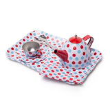 Bigjigs Toys Spotted Tea Set in a Case - McGrocer