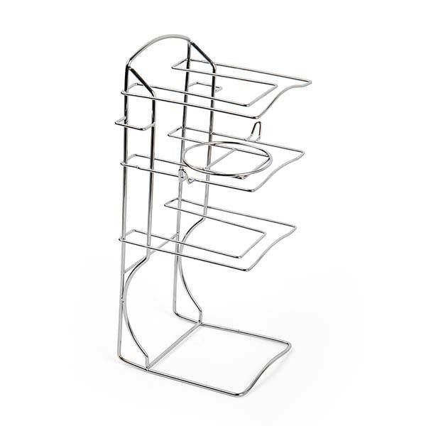 Bigjigs Toys Stainless Steel 8 Piece Cooking Pot Rack - McGrocer