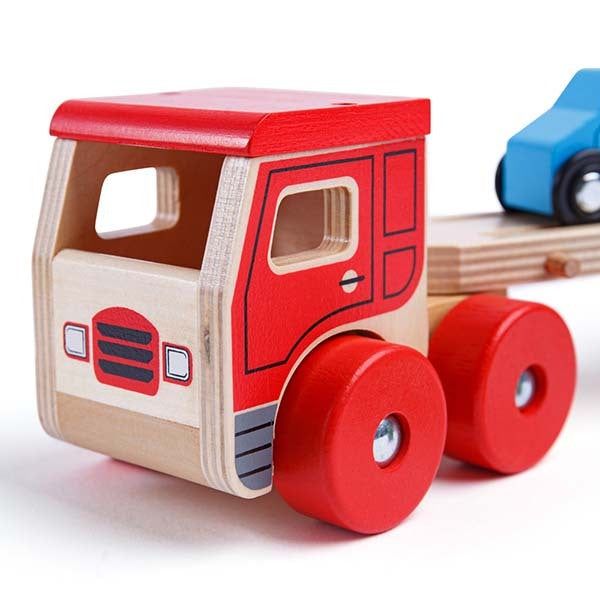 Bigjigs Toys Transporter Lorry Toy - McGrocer