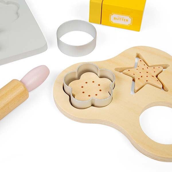 Bigjigs Toys Wooden Cookie Baking Set - McGrocer