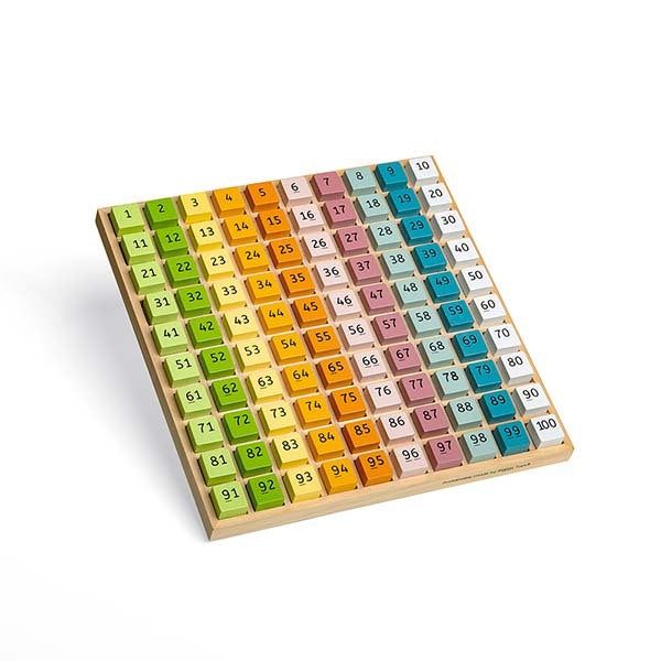 Bigjigs Toys Wooden Educational Number Tray - McGrocer