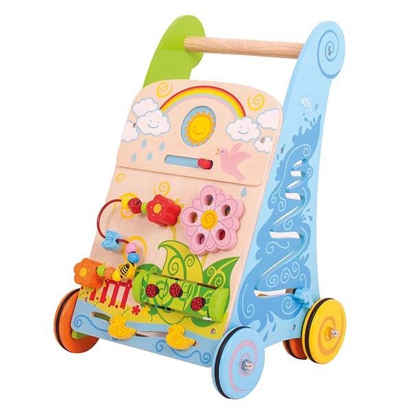 Bigjigs Toys Wooden Flower Activity Walker - McGrocer