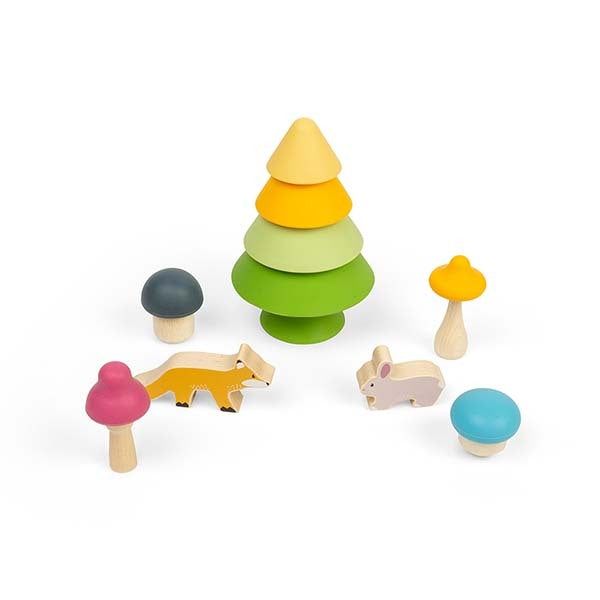 Bigjigs Toys Wooden Forest Friends Playset - McGrocer
