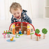 Bigjigs Toys Wooden Mini Farm Playset - McGrocer