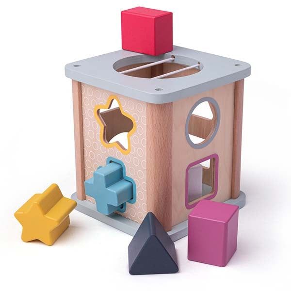 Bigjigs Toys Wooden Shape Sorter - McGrocer