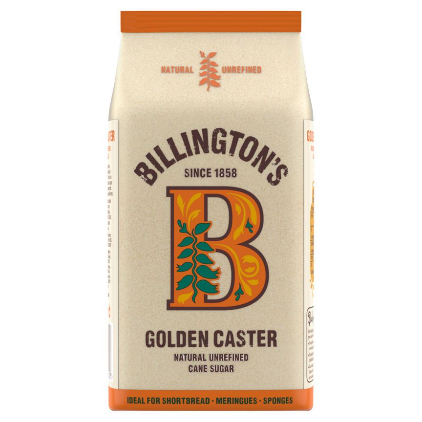 Billington's Golden Caster  Natural Unrefined Cane Sugar - McGrocer