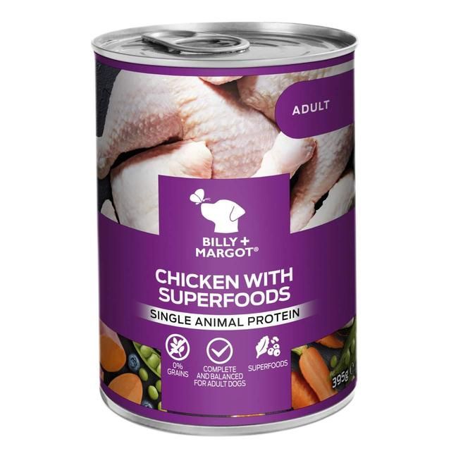 Billy + Margot Chicken with Superfood Blend Wet Can   395g - McGrocer